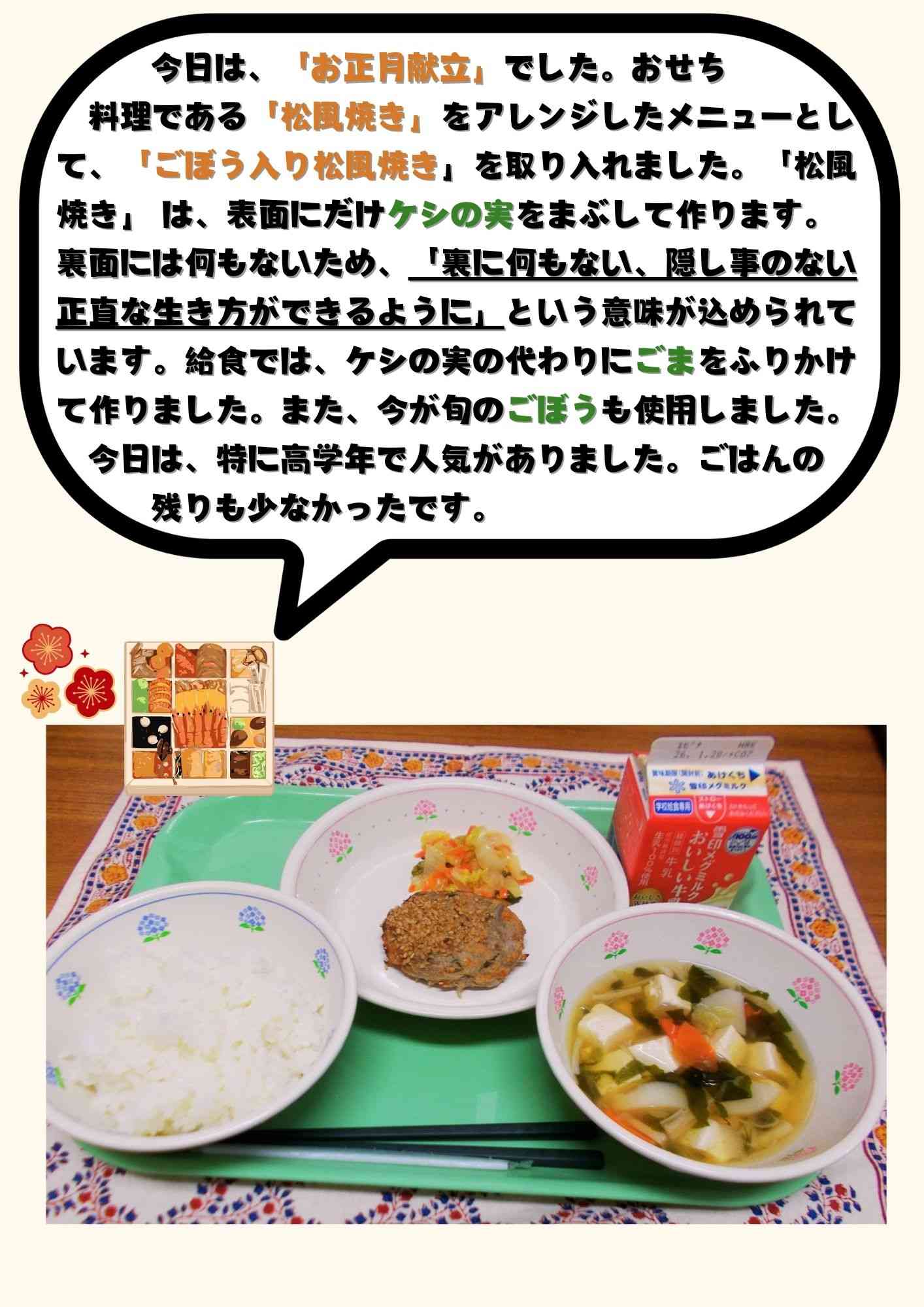 1.15　ごぼう入り松風焼き (1)